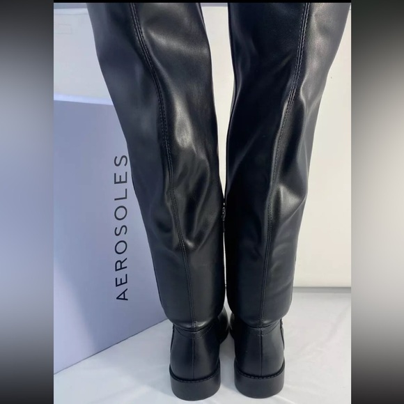 AEROSOLES Black Over the Knee Boots - Picture 11 of 15